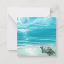 Wasserfarbenmeerschildkröten-Nest