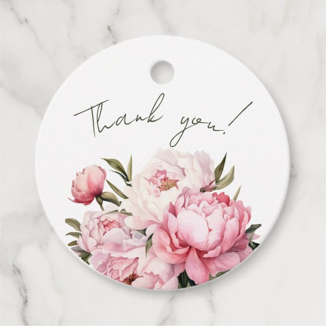 Wasserfarbenminimalistische Peelingdusche Geschenkanhänger (Vorderseite)