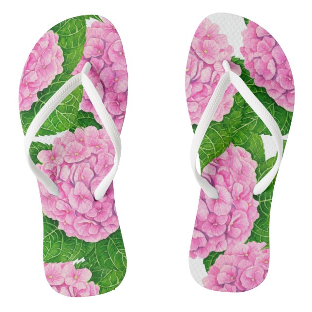 Wasserfarbenmuster Flip Flops (Fußbett)
