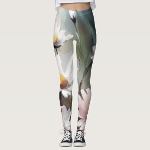 Wasserfarbenmuster Leggings