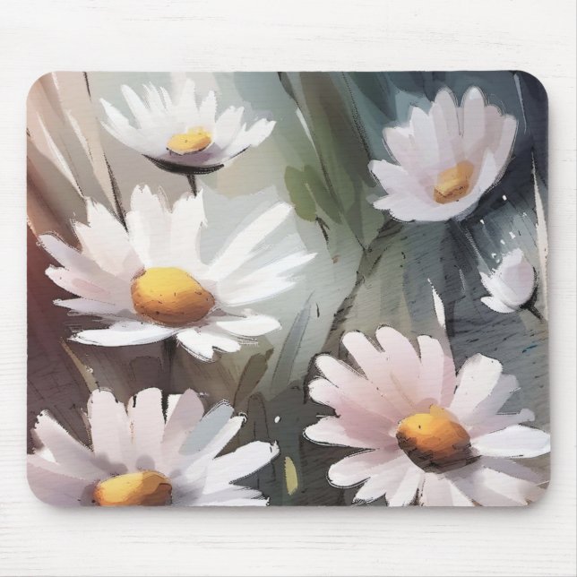 Wasserfarbenmuster Mousepad (Vorne)