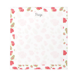 Wasserfarbenmuster Notizblock