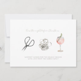 Wasserfarbennacht vor Weihnachten