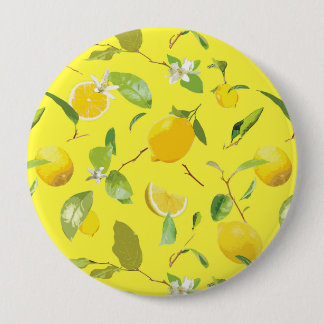 Wasserfarbenöle und Blätter 4 Button