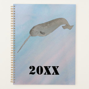 Wasserfarbenozean Narwhal Planer