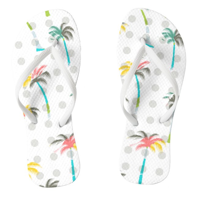 Wasserfarbenpalme Flip Flops (Fußbett)