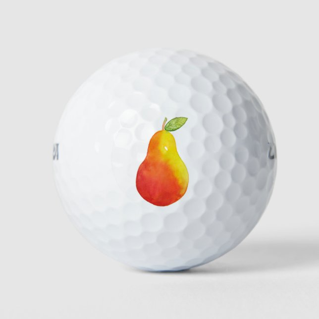 Wasserfarbenpear Golfball (Vorderseite)