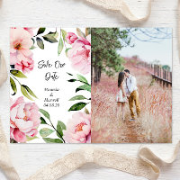 Wasserfarbenpeony Wedding Foto