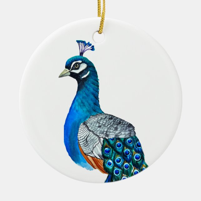 Wasserfarbenpfeife Keramik Ornament (Vorne)