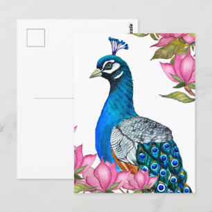 Wasserfarbenpfeife Postkarte