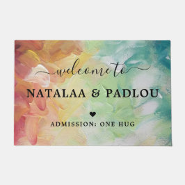 Wasserfarbenpinsel Fußmatte