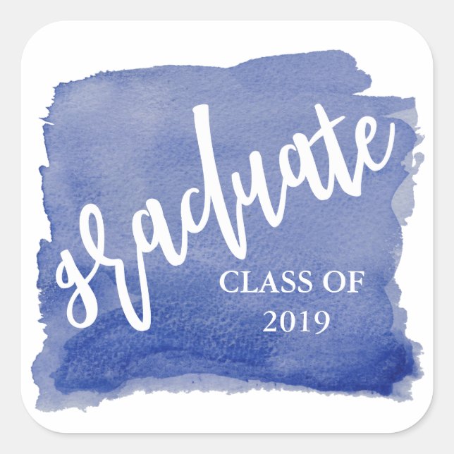 Wasserfarbenpinsel ⎥ Personalisierter Aufkleber fü (Vorderseite)