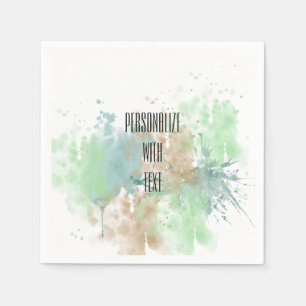 Wasserfarbenplash Serviette