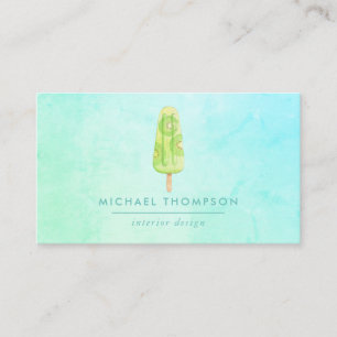 Wasserfarbenpopulation Visitenkarte