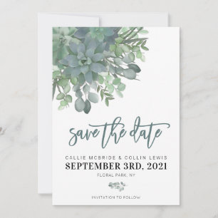 Wasserfarbenprächtige Hochzeit Sichern Sie das Dat Save The Date