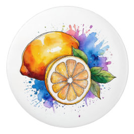 Wasserfarbenpräparate Lemons Keramikknauf