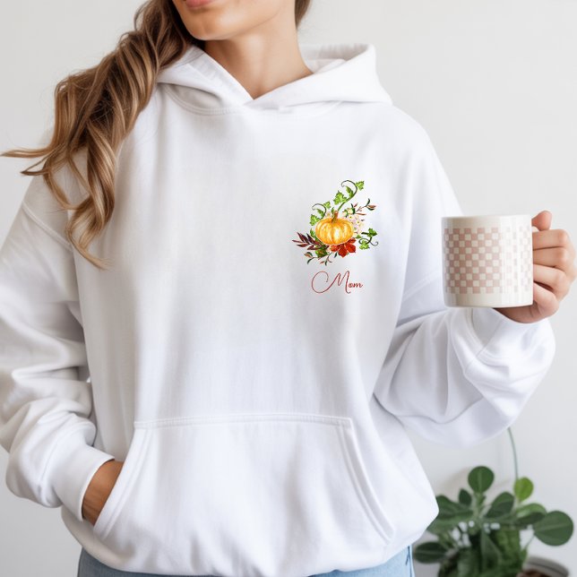 Wasserfarbenpumpen Mama Party Erntedank Hoodie (Von Creator hochgeladen)