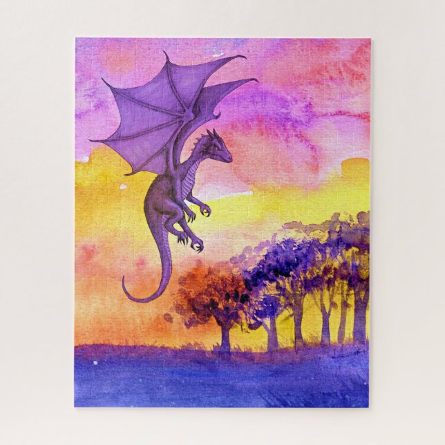 Wasserfarbenpuzzle Puzzle (Vertikal)