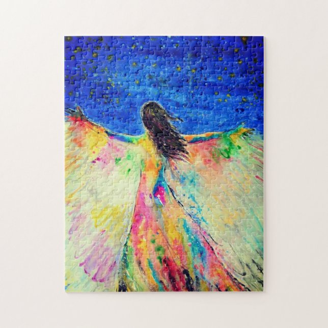 Wasserfarbenpuzzle Puzzle (Vertikal)