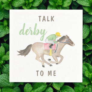 Wasserfarbenregen - Derby to Me Racing Serviette