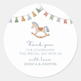 Wasserfarbenrockner, Babydusche Runder Aufkleber