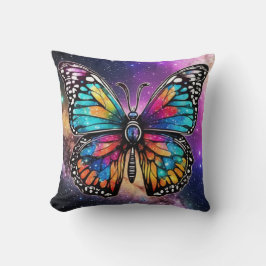 Wasserfarbenschmetterling Kissen