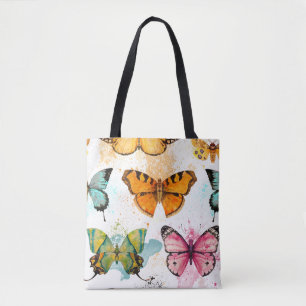 Wasserfarbenschmetterling Nahtloses zartes Muster