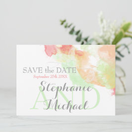 Wasserfarbenschmetterling Regenbogen Sherbet Savet Save The Date