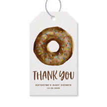 Wasserfarbenschokolade Sprinkle Donut Danke