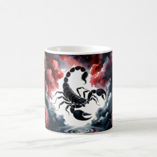 Wasserfarbenscorpio Kaffeetasse