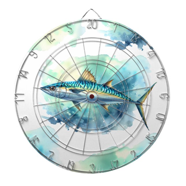 Wasserfarbenserie: Mackerel Dartscheibe (vorne)
