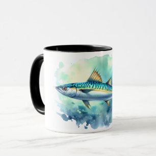Wasserfarbenserie: Mackerel Tasse