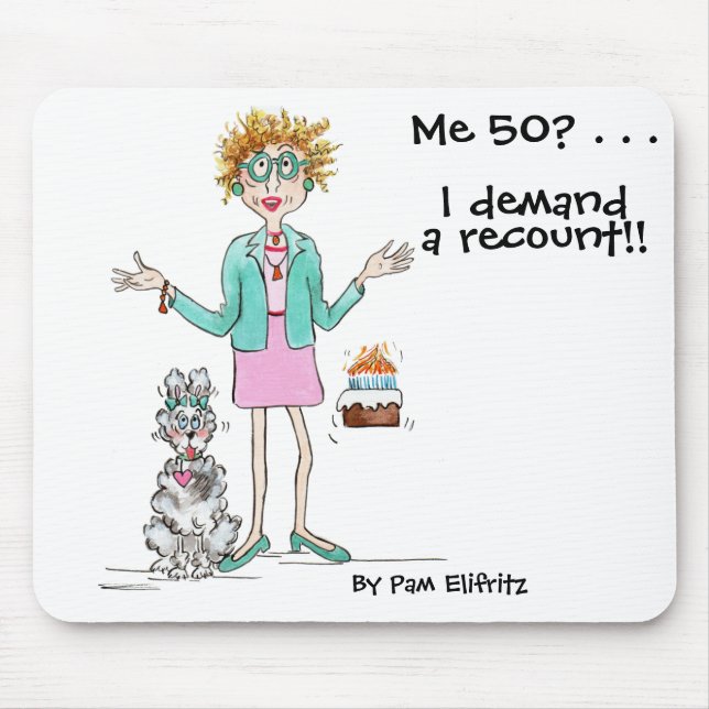 Wasserfarbenskizze erforderlich nach 50 Jahren Mousepad (Vorne)