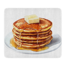 WASSERFARBENSTACK VON PANKEN MIT BUTTER SCHNEIDEBRETT
