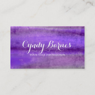 Wasserfarbenstrecken Visitenkarte