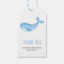 Wasserfarbenwal - vielen Dank für die Babydusche