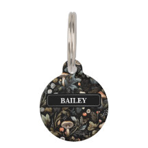 Wasserfarbenwald Grüne Pilze fallen