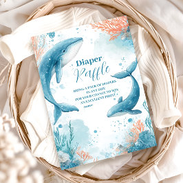 Wasserfarbenwald unter dem Meeresdiapper Begleitkarte