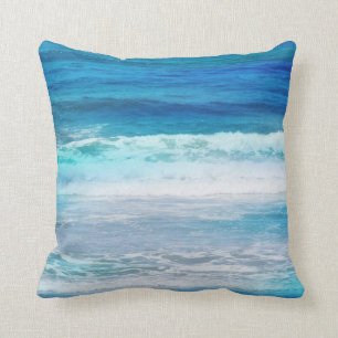 Wasserfarbenwellen Kissen