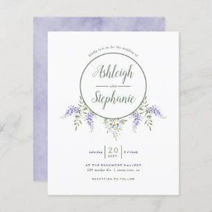Wasserfarbenwisteria Drop Wedding