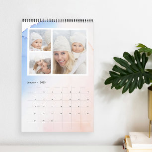 Wasserfarbenwolke   36 Foto Kalender