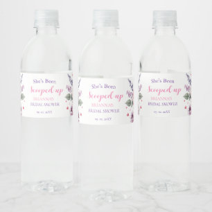 Wasserfarbiges Eiscreme-Brautparty Wasserflaschenetikett