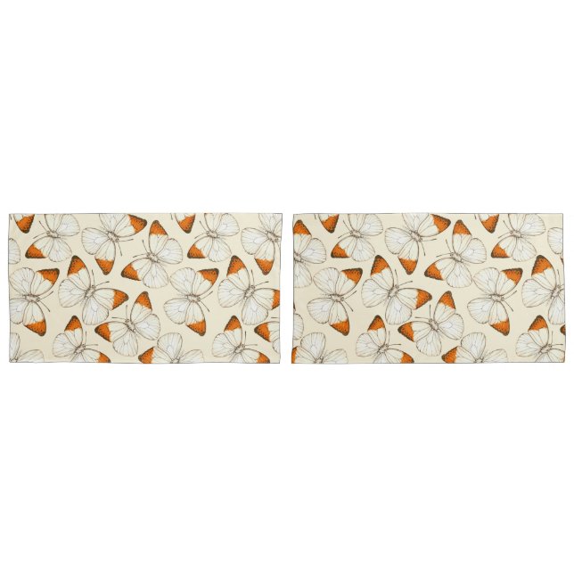 Wasserfarbmuster der Schmetterlinge Kissenbezug (Vorderseite-Set)