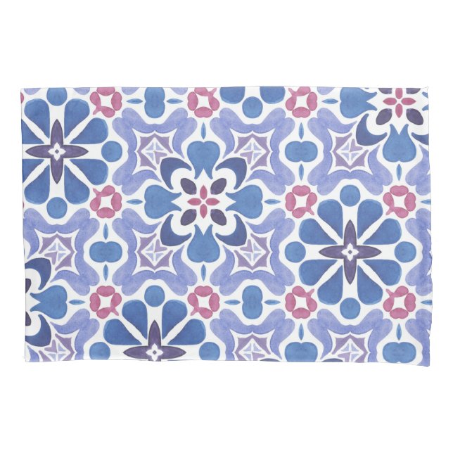 Wasserfarbmuster Kissenbezug (Vorderseite)