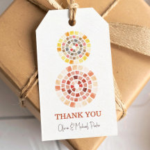 Wasserfarbmuster mit kreisförmigem Mosaikdesign