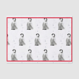 WASSERFARBPENGUIN SEIDENPAPIER