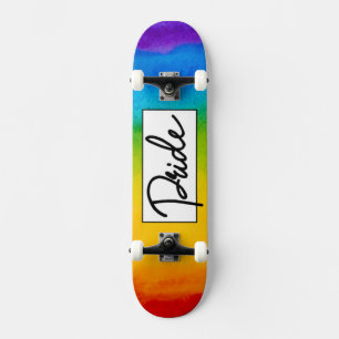 Wasserfarbstil Skateboard