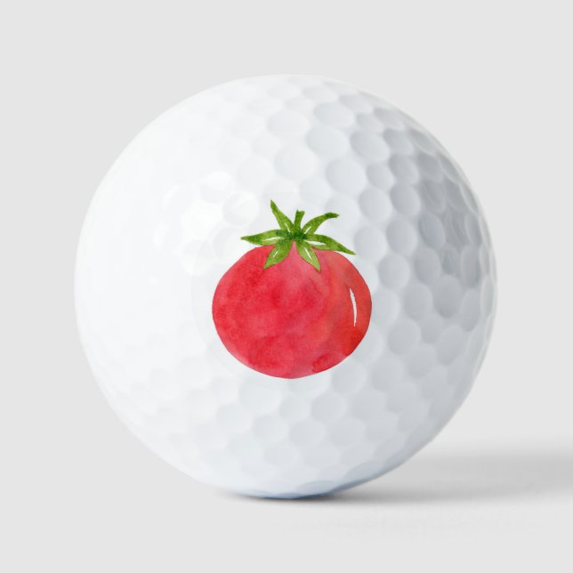 WasserfarbTomate Golfball (Vorderseite)