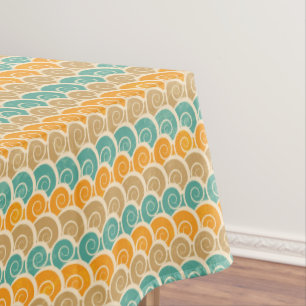 Wasserfarbwellen-Muster Tischdecke