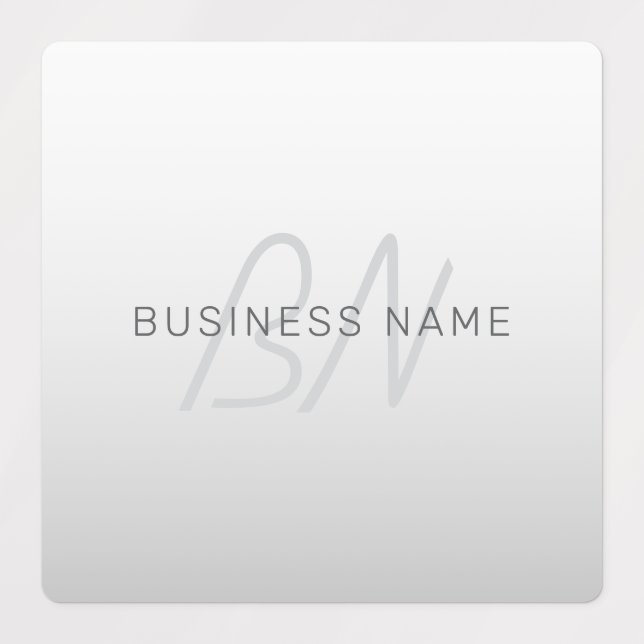 Wasserfest | Text für Unternehmen, Gruß oder Name Etiketten (Design 1)